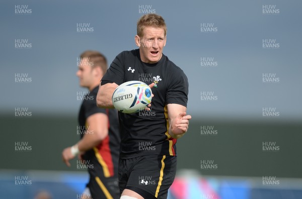 240915 - Wales Rugby World Cup Training -Bradley Davies during training