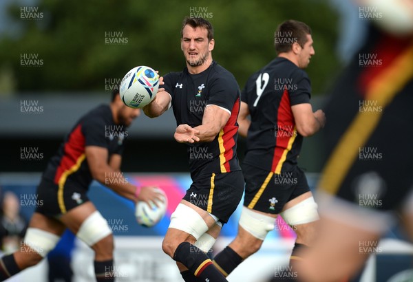 240915 - Wales Rugby World Cup Training -Sam Warburton during training