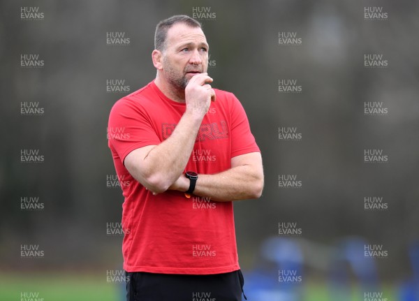241120 - Wales Rugby Training - Jonathan Humphreys during training