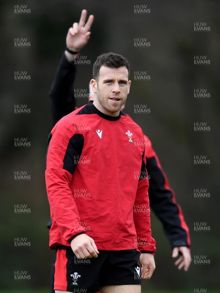241120 - Wales Rugby Training - Gareth Davies during training