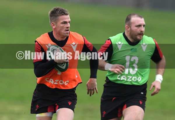 250122 - Wales Rugby Training - Gareth Anscombe during training