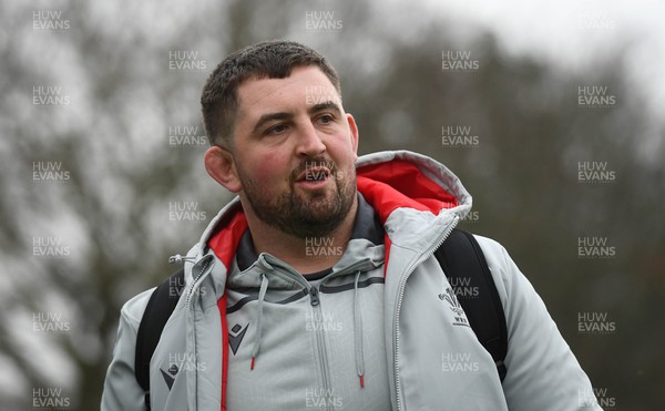 250123 - Wales Rugby Training - Wyn Jones during training