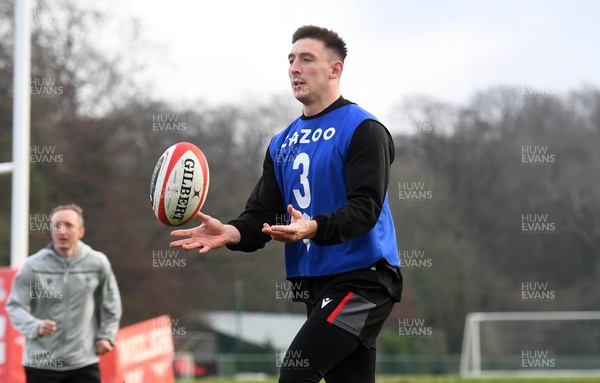 250123 - Wales Rugby Training - Josh Adams during training