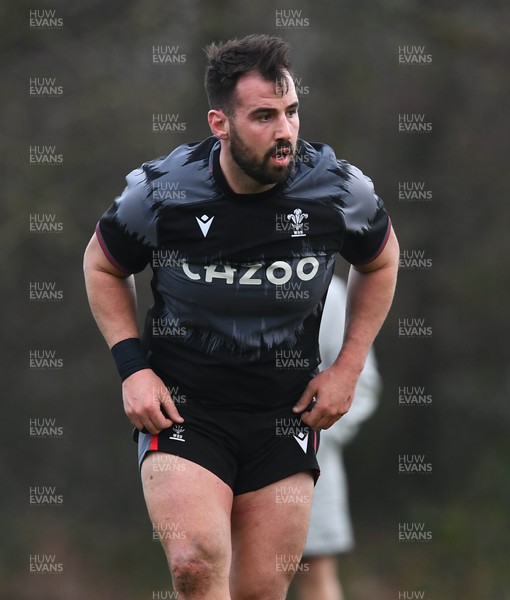 250123 - Wales Rugby Training - Scott Baldwin during training