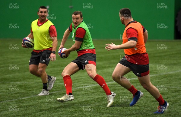 250220 - Wales Rugby Training - Hadleigh Parkes during training
