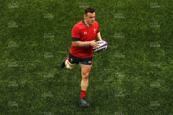 250220 - Wales Rugby Training - Jarrod Evans during training