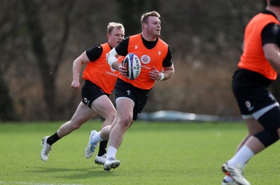 250225 - Wales Rugby Training during the fallow week - Dewi Lake during training