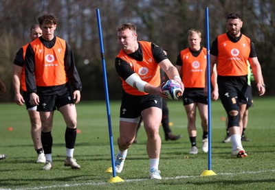 250225 - Wales Rugby Training during the fallow week - Dewi Lake during training