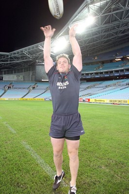 25.05.07  Wales rugby on Tour to Australia Matthew Rees at the Telstra Stadium in Sydney 