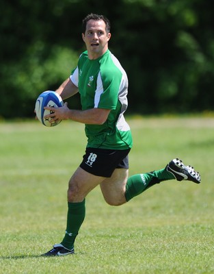 25.05.09 - Wales Rugby Training - Gareth Cooper in action during training. 