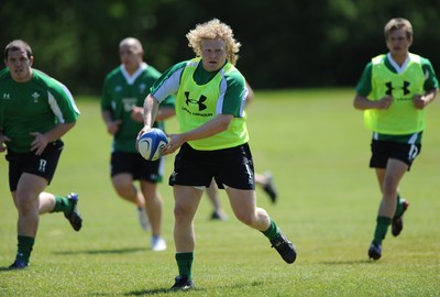 25.05.09 - Wales Rugby Training - Duncan Jones in action during training. 