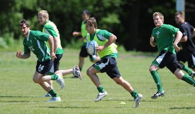 25.05.09 - Wales Rugby Training - Robin Sowden-Taylor in action during training. 