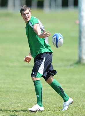 25.05.09 - Wales Rugby Training - Tom James in action during training. 