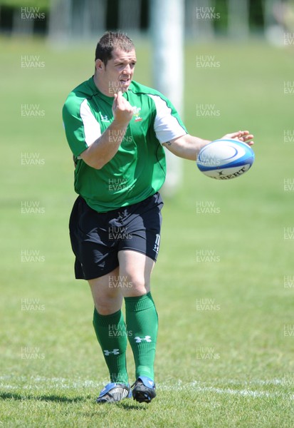 25.05.09 - Wales Rugby Training - Paul James in action during training. 