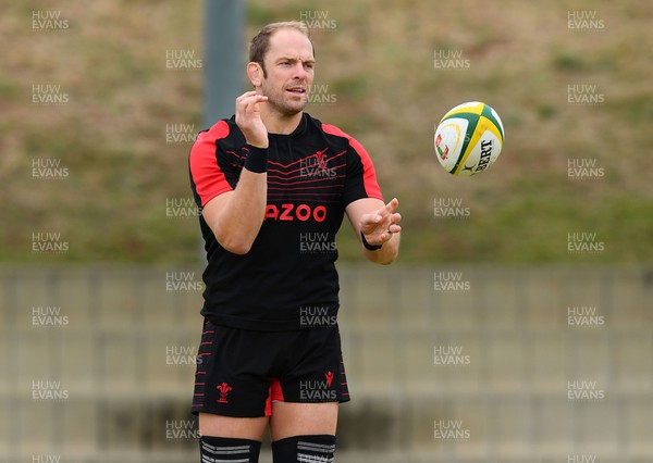 250622 - Wales Rugby Training - Alun Wyn Jones during training