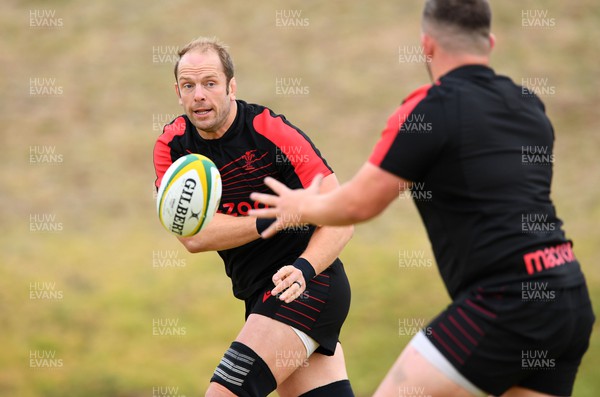 250622 - Wales Rugby Training - Alun Wyn Jones during training