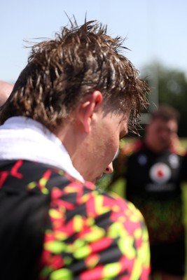 250626 - Wales Rugby Training ahead of their game against the Barbarians at Twickenham on Saturday - Ellis Mee during training