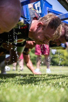 250626 - Wales Rugby Training ahead of their game against the Barbarians at Twickenham on Saturday - Dewi Lake during training