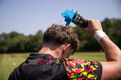 250626 - Wales Rugby Training ahead of their game against the Barbarians at Twickenham on Saturday - Ryan Woodman during training