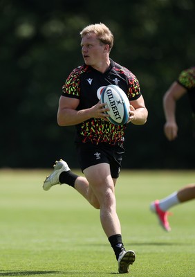 250626 - Wales Rugby Training ahead of their game against the Barbarians at Twickenham on Saturday - Blair Murray during training