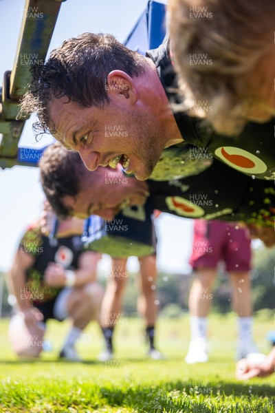 250626 - Wales Rugby Training ahead of their game against the Barbarians at Twickenham on Saturday - Ryan Elias during training