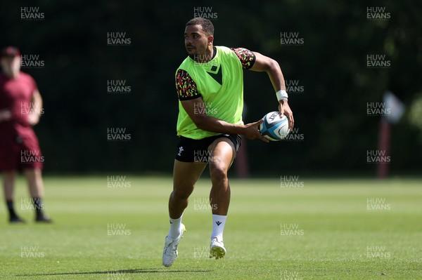 250626 - Wales Rugby Training ahead of their game against the Barbarians at Twickenham on Saturday - Ben Thomas during training