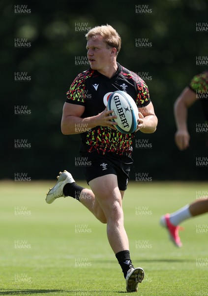 250626 - Wales Rugby Training ahead of their game against the Barbarians at Twickenham on Saturday - Blair Murray during training