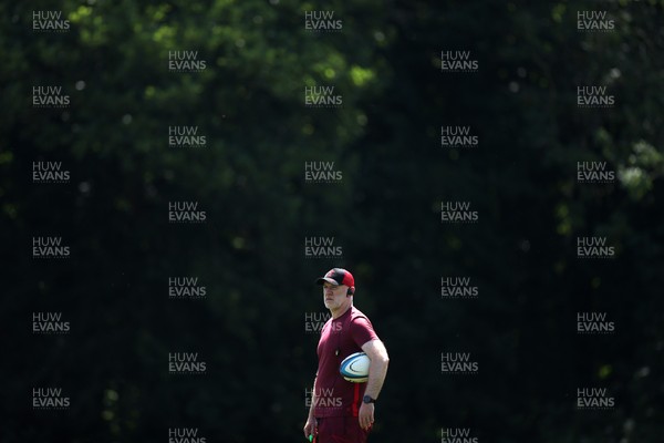 250626 - Wales Rugby Training ahead of their game against the Barbarians at Twickenham on Saturday - Steve Tandy, Head Coach during training