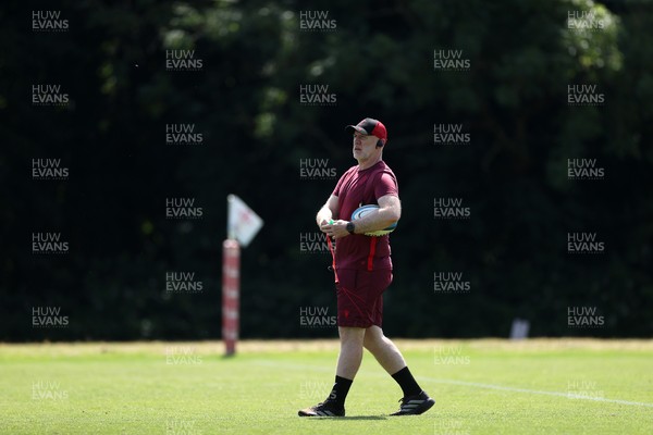 250626 - Wales Rugby Training ahead of their game against the Barbarians at Twickenham on Saturday - Steve Tandy, Head Coach during training