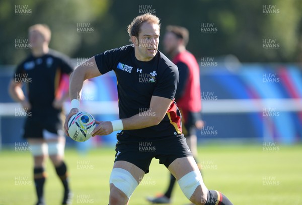 250915 - Wales Rugby World Cup Training -Alun Wyn Jones during training