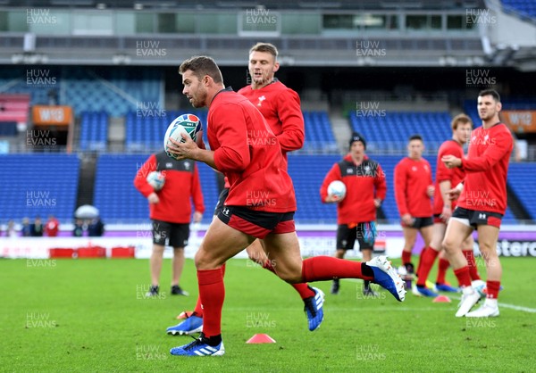 251019 - Wales Rugby Training - Leigh Halfpenny during training