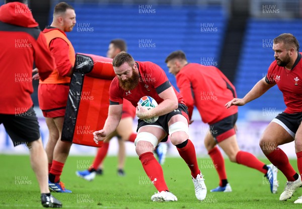 251019 - Wales Rugby Training - Jake Ball during training