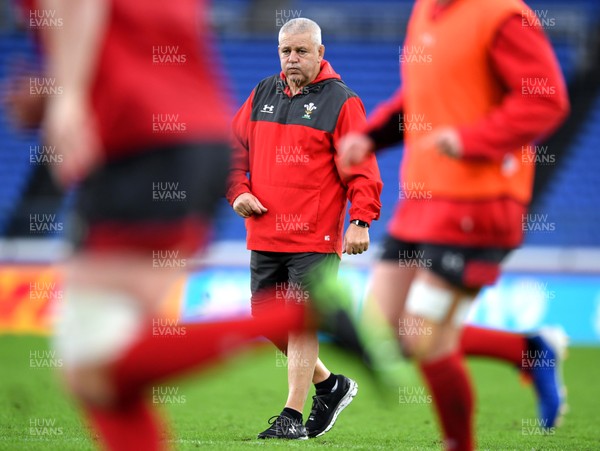 251019 - Wales Rugby Training - Warren Gatland during training