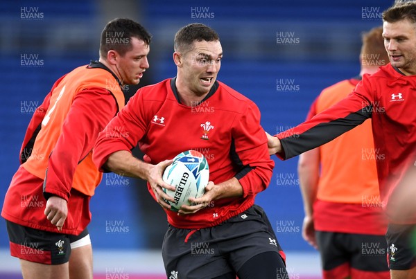 251019 - Wales Rugby Training - George North during training