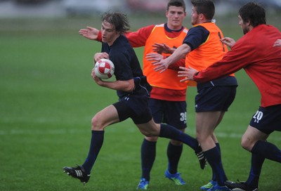 25.11.11 - Wales Rugby Training - Liam Williams during training. 