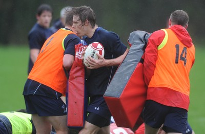 25.11.11 - Wales Rugby Training - Liam Williams during training. 