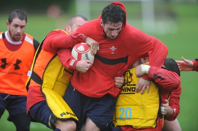 25.11.11 - Wales Rugby Training - Alex Cuthbert during training. 