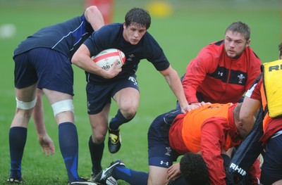 25.11.11 - Wales Rugby Training - Lloyd Williams during training. 