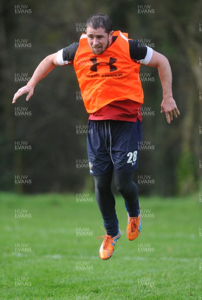 25.11.11 - Wales Rugby Training - Shane Williams during training. 