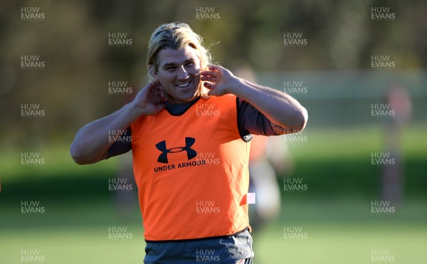 251113 - Wales Rugby Training -Richard Hibbard during training