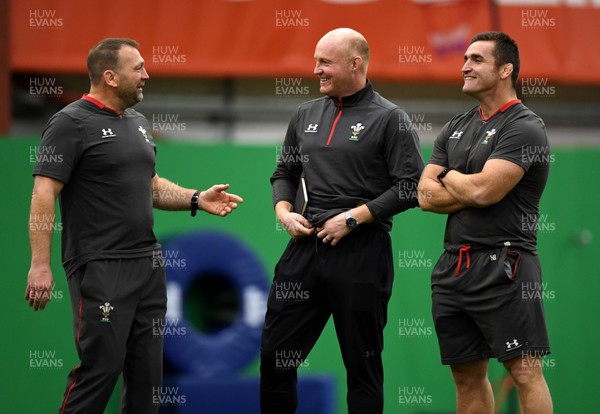 251119 - Wales Rugby Training - Jonathan Humphreys, Martyn Williams and Huw Bennett