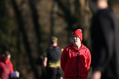 251125 - Wales Rugby Training with the Scarlets as they prepare for their game against South Africa - Steve Tandy, Head Coach during training