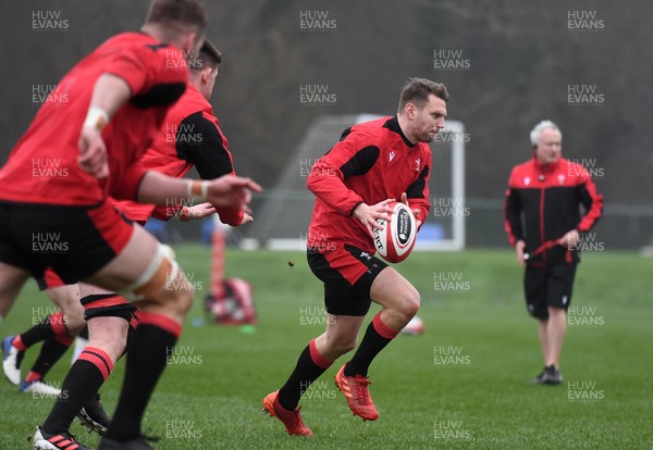270121 - Wales Rugby Training - Dan Biggar during training