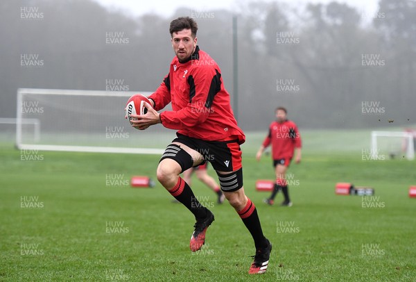 270121 - Wales Rugby Training - Justin Tipuric during training