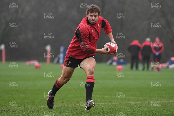 270121 - Wales Rugby Training - Leigh Halfpenny during training
