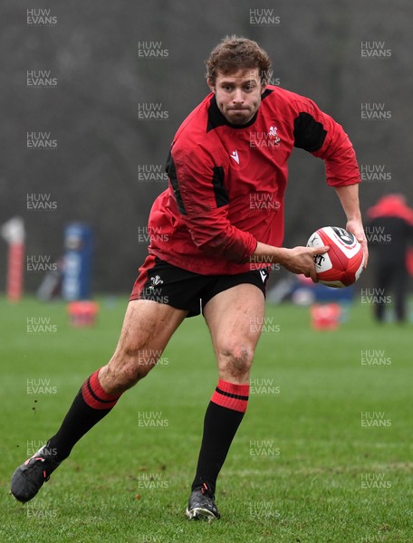 270121 - Wales Rugby Training - Leigh Halfpenny during training