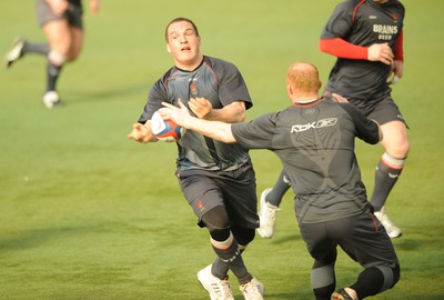 26.02.08 - Wales Rugby Training - Gethin Jenkins during training 