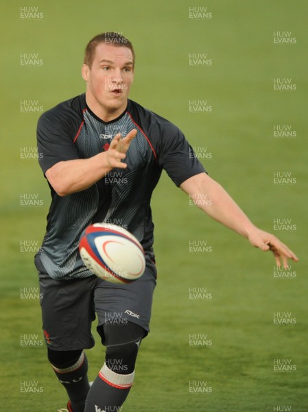 26.02.08 - Wales Rugby Training - Gethin Jenkins during training 