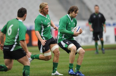 26.02.09 - Wales Rugby Training - Ryan Jones in action during training. 