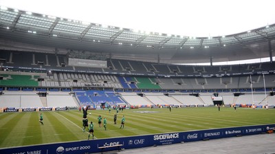 26.02.09 - Wales Rugby Training - The Welsh team train at the Stade de France. 
